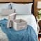Household Essentials Medium Canvas Storage Bin with Lid